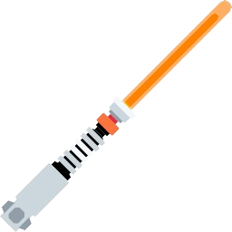 orangelightsaber emote for Discord