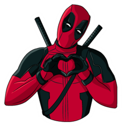 Deadpoolx emote for Discord