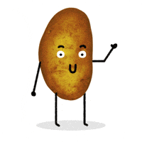 potato_wave emote for Discord