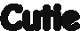 Blackcutietext emote for Discord
