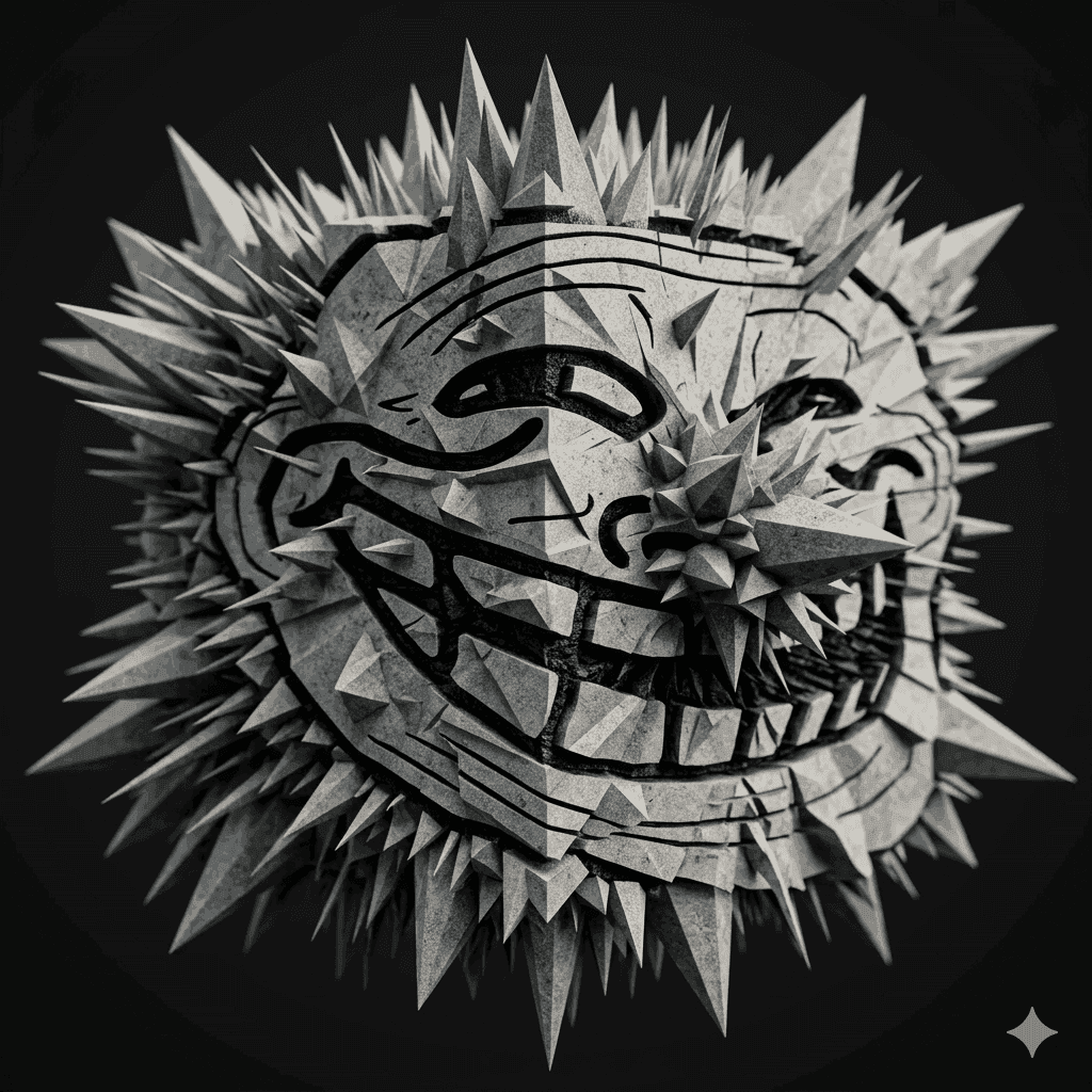 Trollfacefinalgeometricboss emote for Discord