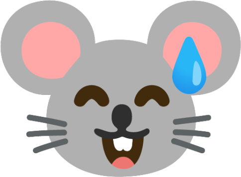 Mouse_Sweat emote for Discord