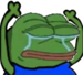 pepecryyay emote for Discord