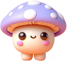 Cute_mushroom emote for Discord