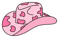 Pinkcowboyhatz emote for Discord