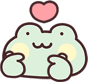 frogfingerhearts emote for Discord