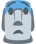 moyai_fear emote for Discord