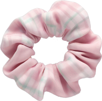 Pastel_pink_plaid_scrunchie emote for Discord