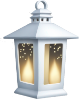 White_christmas_lantern emote for Discord