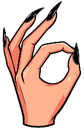 OkayBlackNails emote for Discord