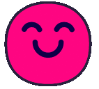 Pinkhappyemojiz emote for Discord