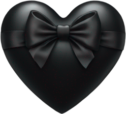 Blackbowheart emote for Discord