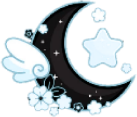 pastelbluenblackmoon emote for Discord