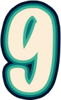 Number_9_Nine emote for Discord