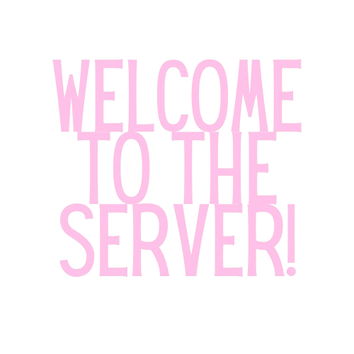 pinkandbold_welcome emote for Discord