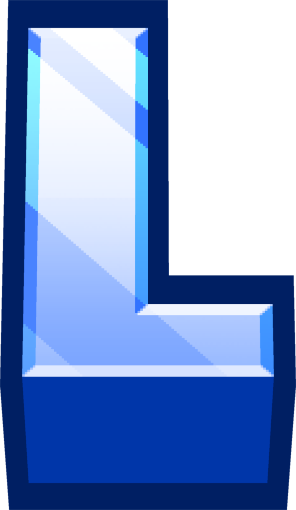 minecraft_blue_L emote for Discord