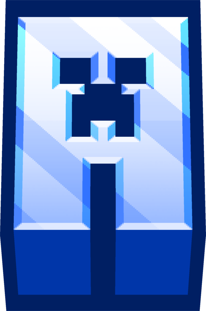 minecraft_blue_A emote for Discord