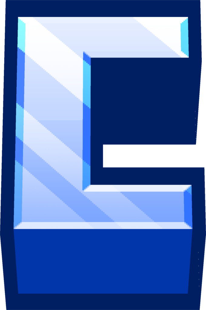 minecraft_blue_C emote for Discord