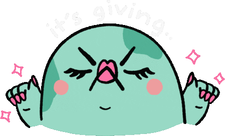 Itsgiving emote for Discord