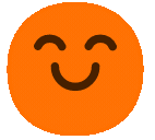 Orangehappyemojiz emote for Discord