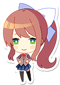 monika emote for Discord