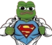 pepesuperman emote for Discord