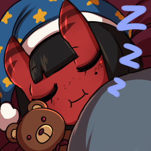 Meru_Sleeping emote for Discord