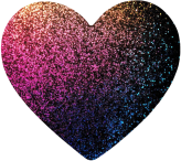 Rainbowglitterheart emote for Discord