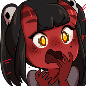 Meru_Shocked_Blush emote for Discord
