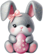 Cutebunnyglitter2 emote for Discord