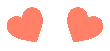 Lightorangeheartgif emote for Discord