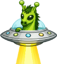 gleepglorphorseinufo emote for Discord
