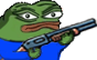 Peepo_shotgun emote for Discord