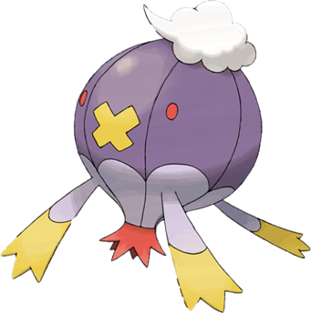 Drifblim_CardClinicAU emote for Discord