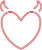 Reddevilheart emote for Discord