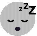 Graysleepingemoji emote for Discord