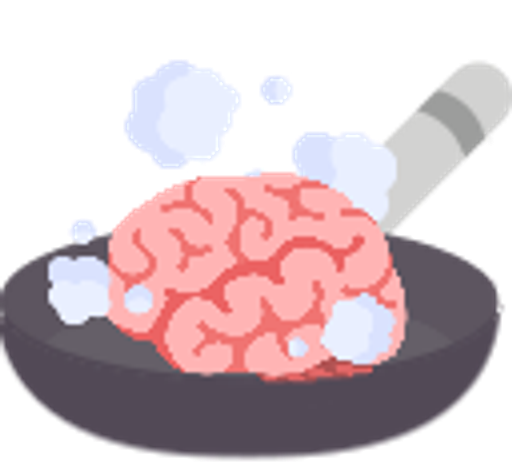 brainfried emote for Discord