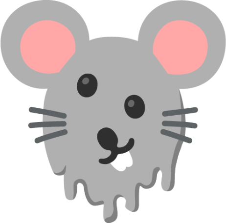 Mouse_melt emote for Discord