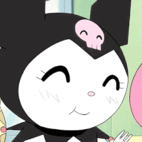KuromiSipsTea emote for Discord