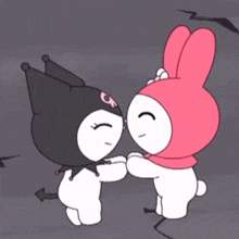 KuromiMyMelodyExcited emote for Discord