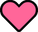 Pinkheartgifx2 emote for Discord