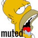 homermuted emote for Discord