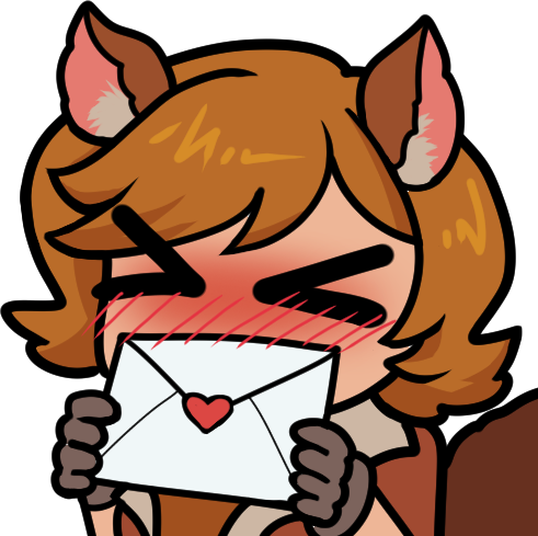 SquirrelGirlLoveMail emote for Discord