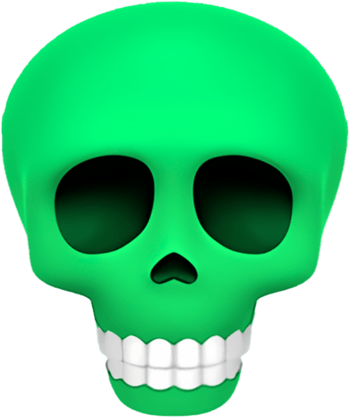 GreenSkull emote for Discord