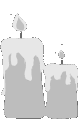 CandlesGray emote for Discord