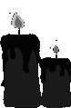 CandlesBlack emote for Discord
