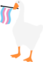 TransPrideGoose emote for Discord