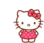 HelloKittyYes emote for Discord