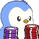Pengu_PokerChips emote for Discord
