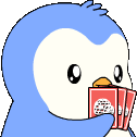 Pengu_PokerCards emote for Discord